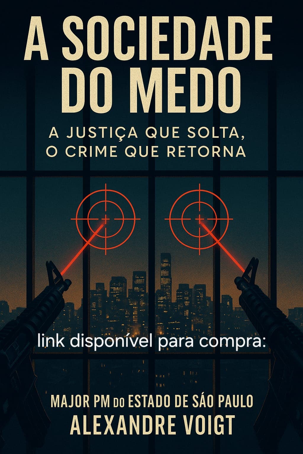 Capa do livro A Sociedade do Medo, de Alexandre Voigt